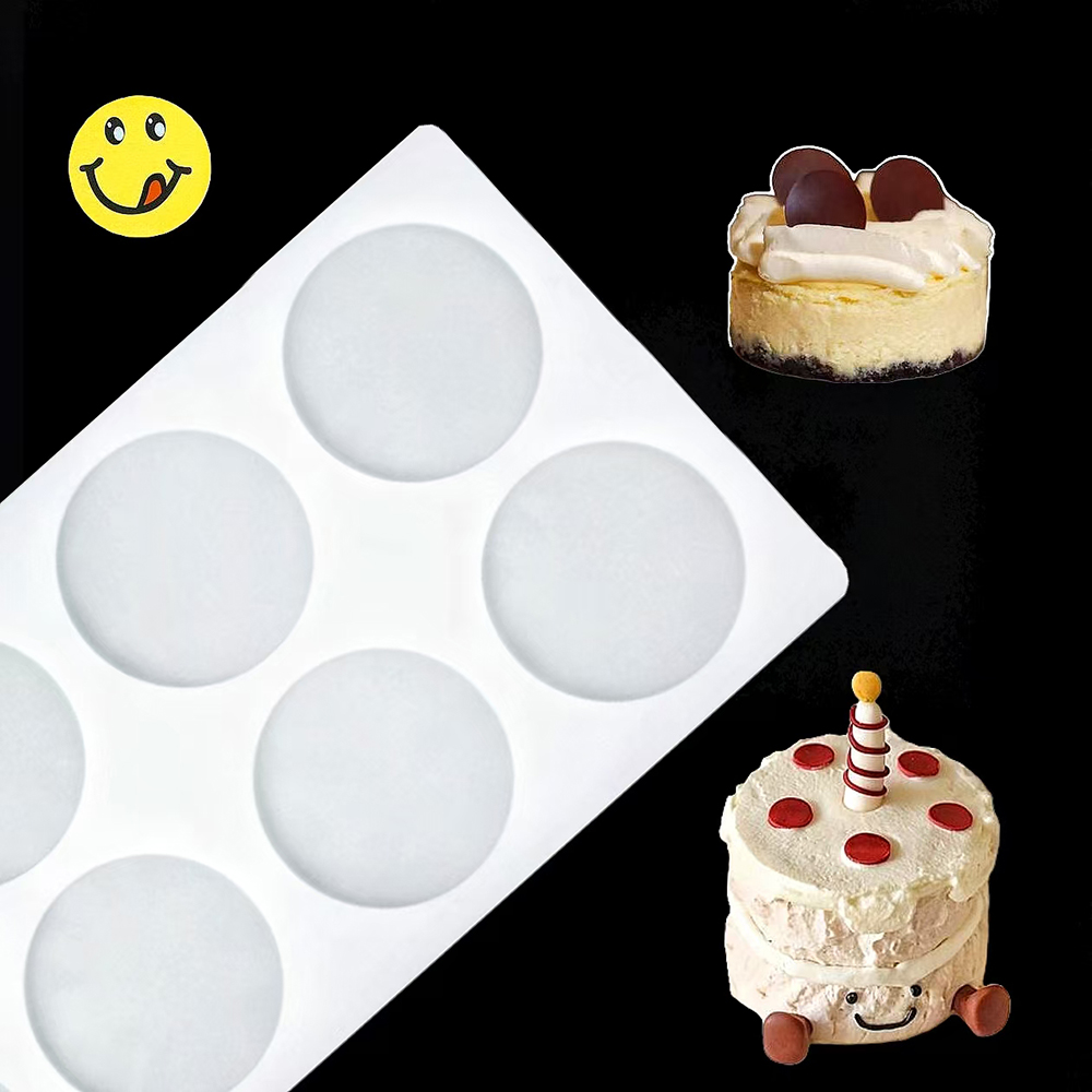 8-cavity cylindrical sugar fli - Silicone Cake Mold บทวิจารณ์และราคา