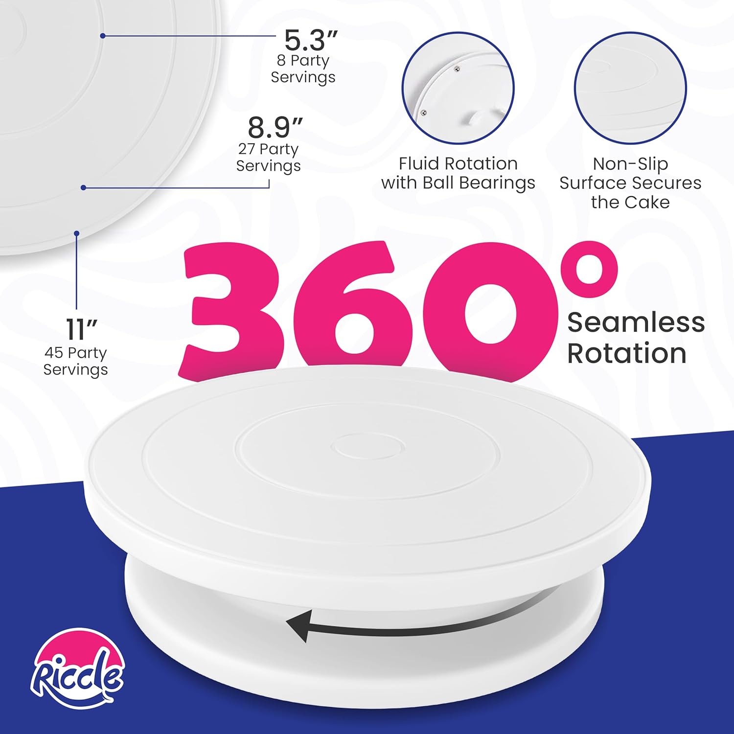 Riccle 88 pcs Cake Decorating  - Piping Bag Disposable บทวิจารณ์และราคา
