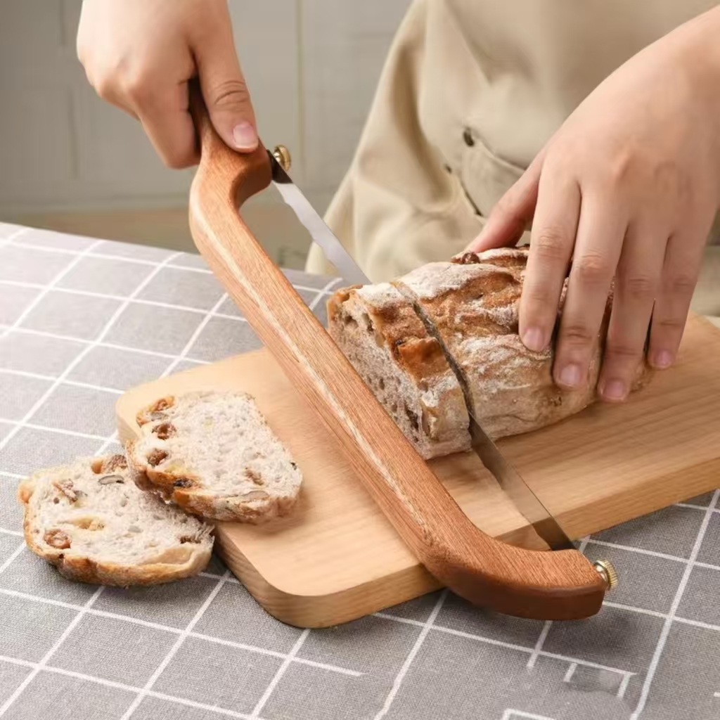 New wooden bread knife toast s - Bread Baking Kitchen Utensils บทวิจารณ์และราคา