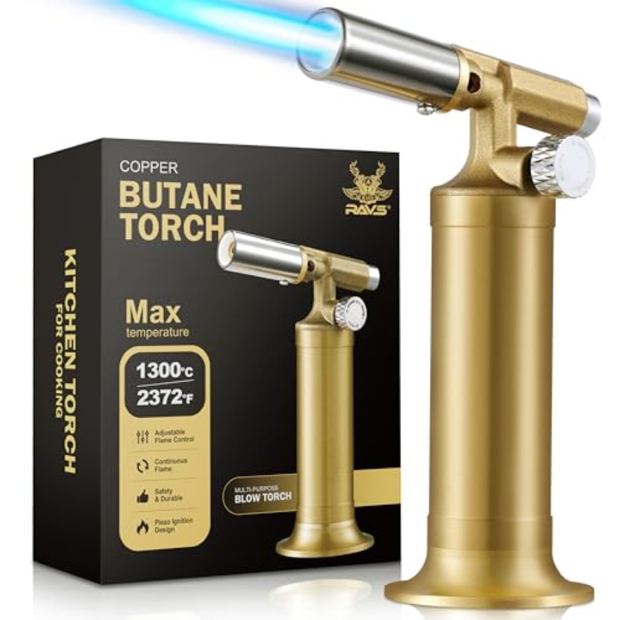 Copper Butane Torch Lighter, R - Kitchen Baking Torch บทวิจารณ์และราคา