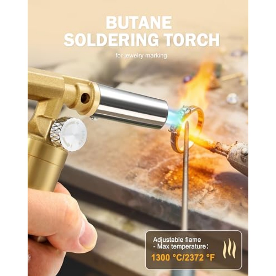 Copper Butane Torch Lighter, R - Kitchen Baking Torch บทวิจารณ์และราคา