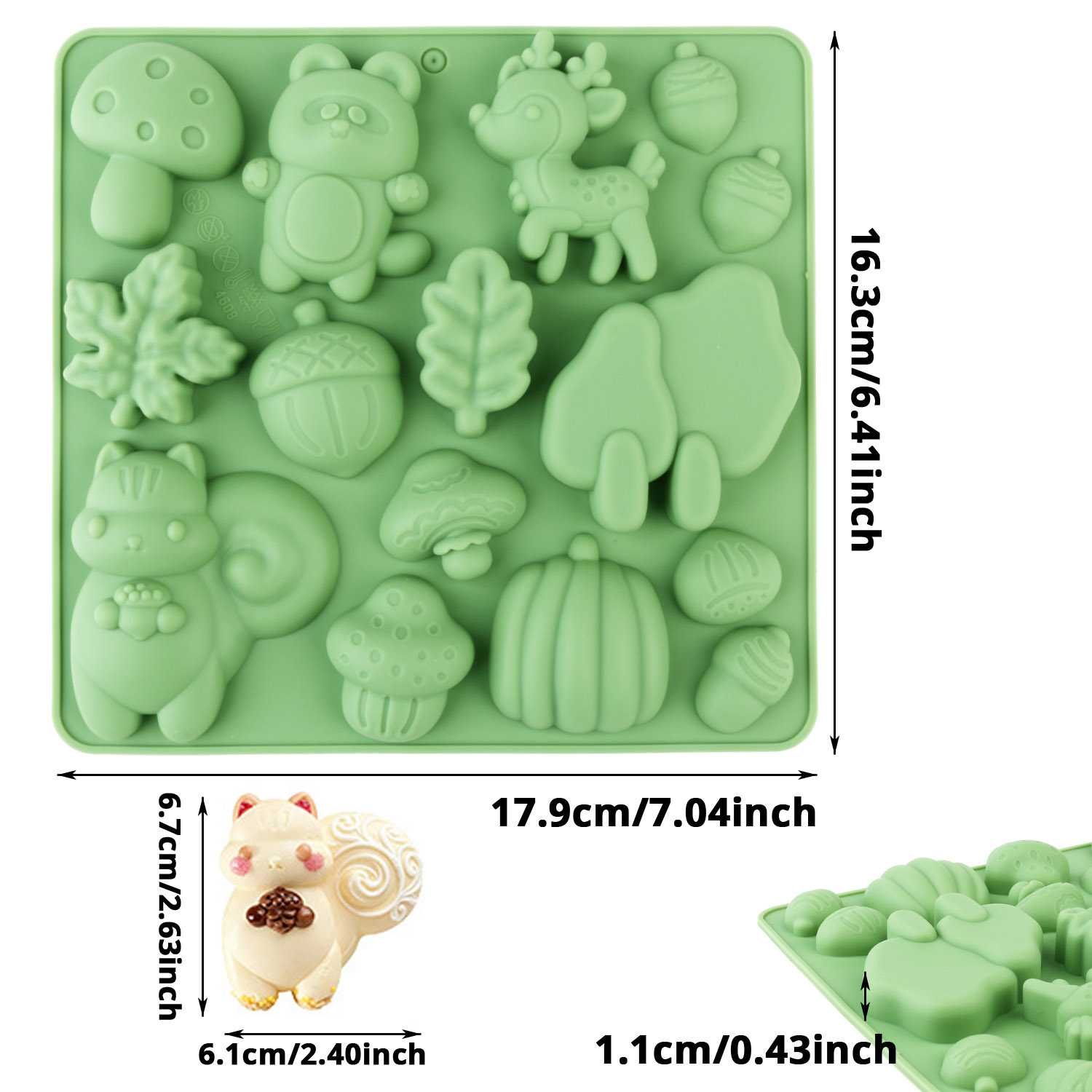 1 Silicone Cake Mold in the Sh - Silicone Cake Mold บทวิจารณ์และราคา