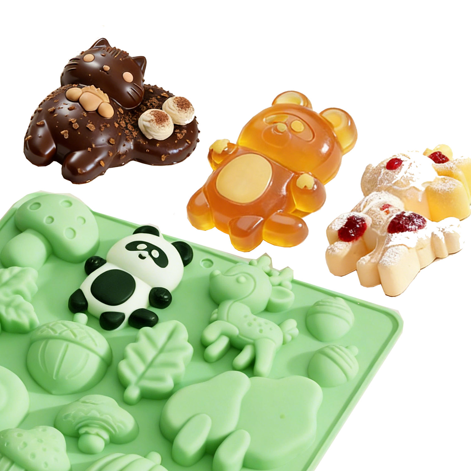 1 Silicone Cake Mold in the Sh - Silicone Cake Mold บทวิจารณ์และราคา