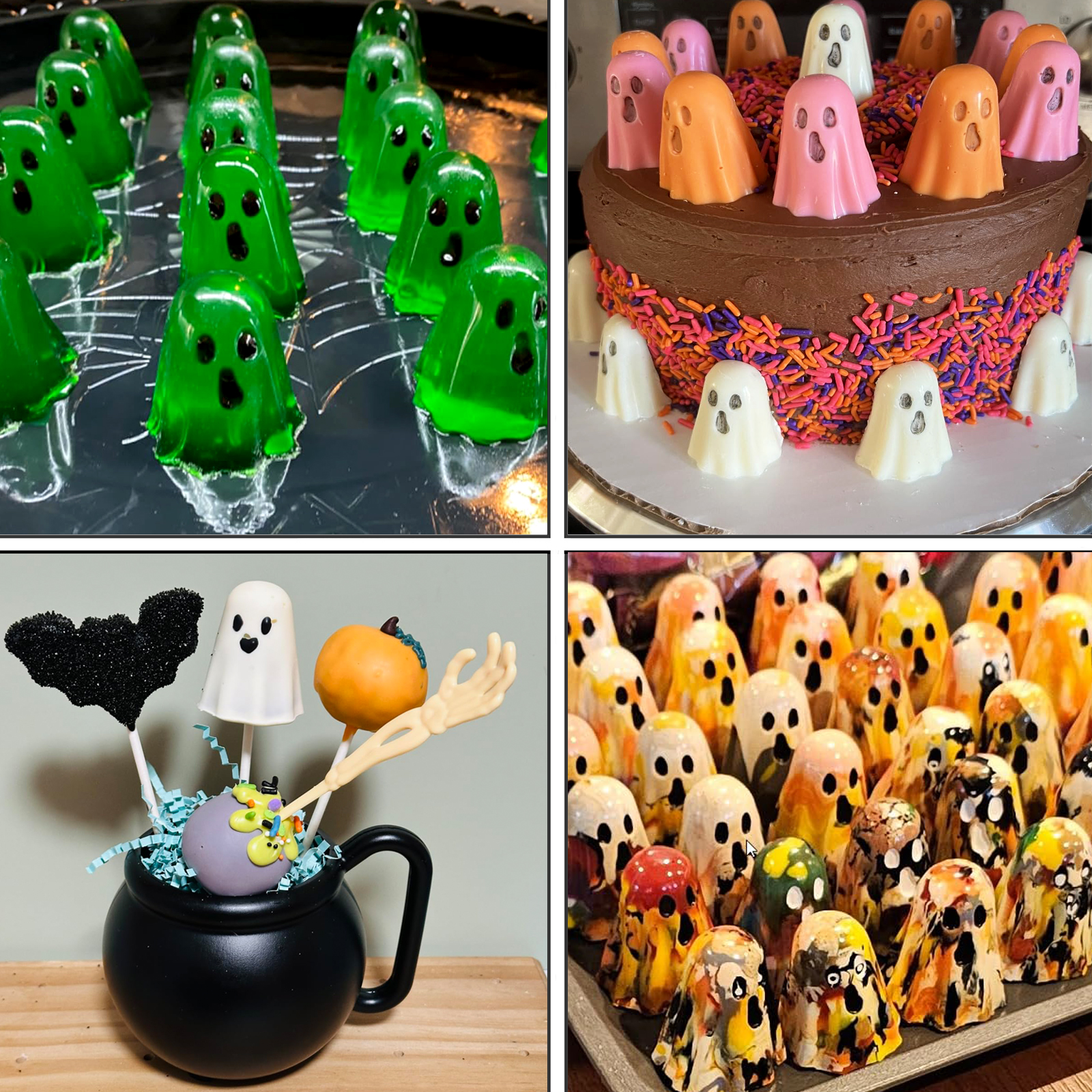 1 Pack Silicone Halloween Cand - Silicone Cake Mold บทวิจารณ์และราคา