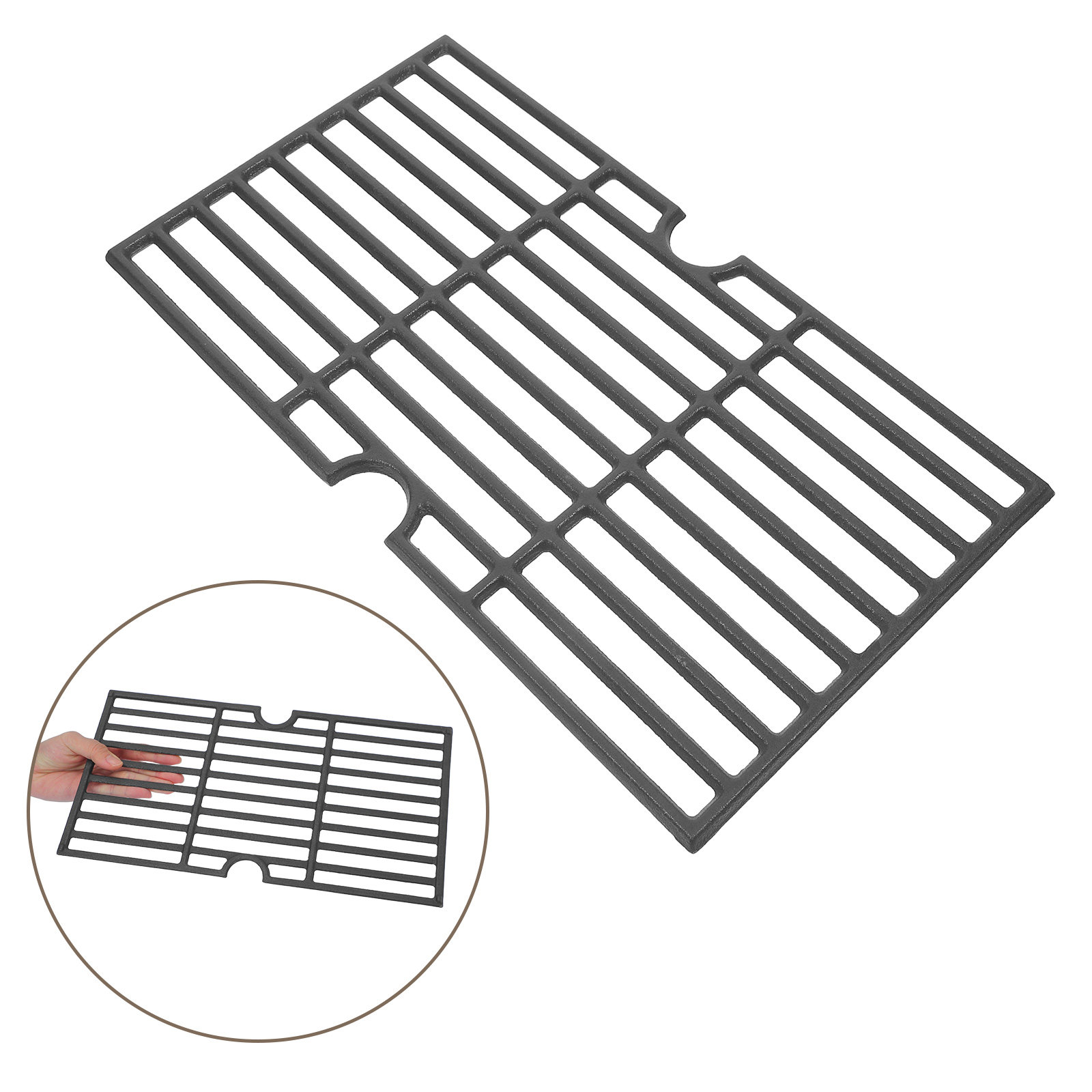 Cast Iron Bbq Rack 20x36cm Hea - Kitchen Baking Rack บทวิจารณ์และราคา