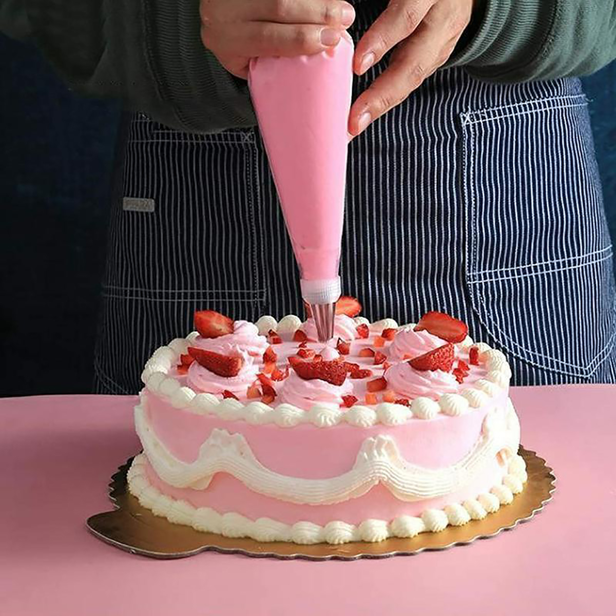 100 PCS Thick Disposable Pastr - Piping Bag Disposable บทวิจารณ์และราคา