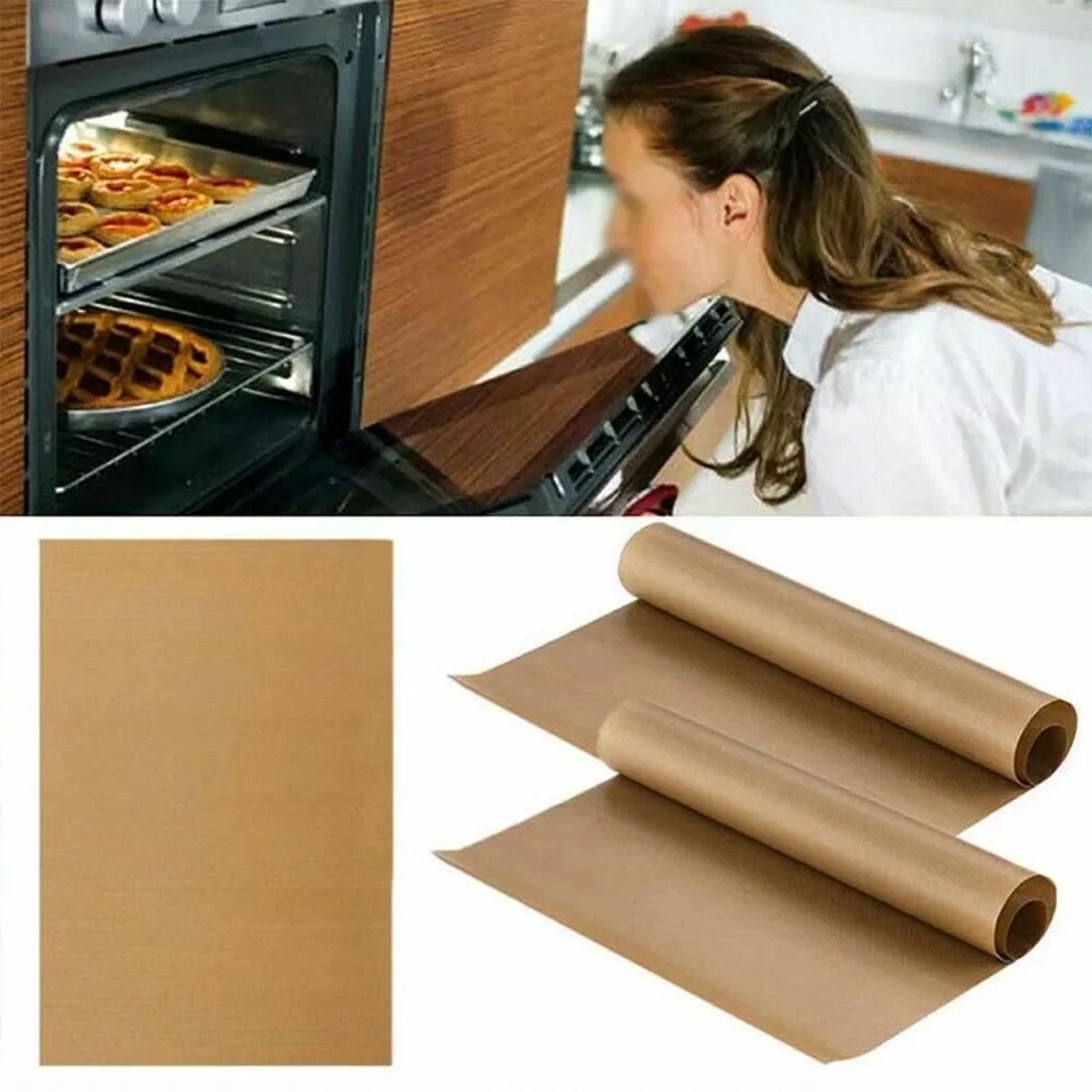 4pcs Non-stick BBQ Grill Mat 6 - Super Kitchen Baking Mat บทวิจารณ์และราคา