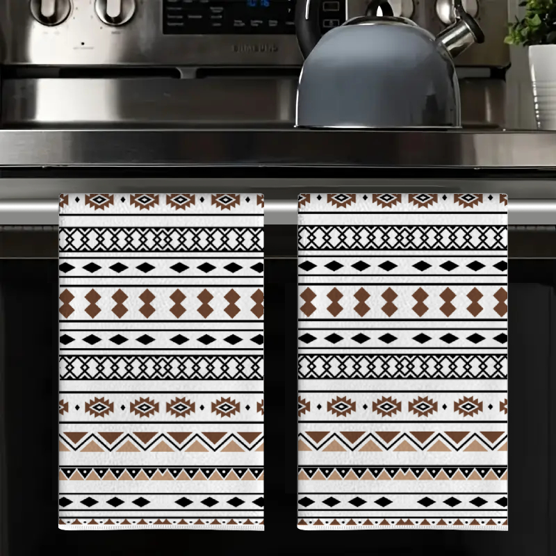 2Pcs, Exotic Geometric Striped - Kitchen Baking Necessities บทวิจารณ์และราคา