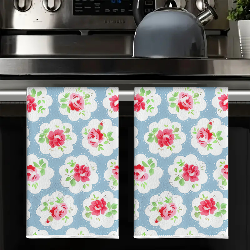 2Pcs, Blue Background with Pin - Kitchen Baking Necessities บทวิจารณ์และราคา