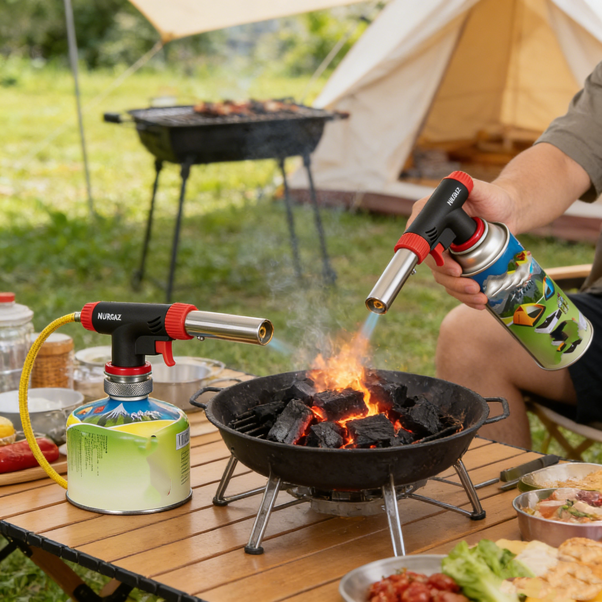 Camping Baking Barbecue Gas To - Kitchen Baking Torch บทวิจารณ์และราคา