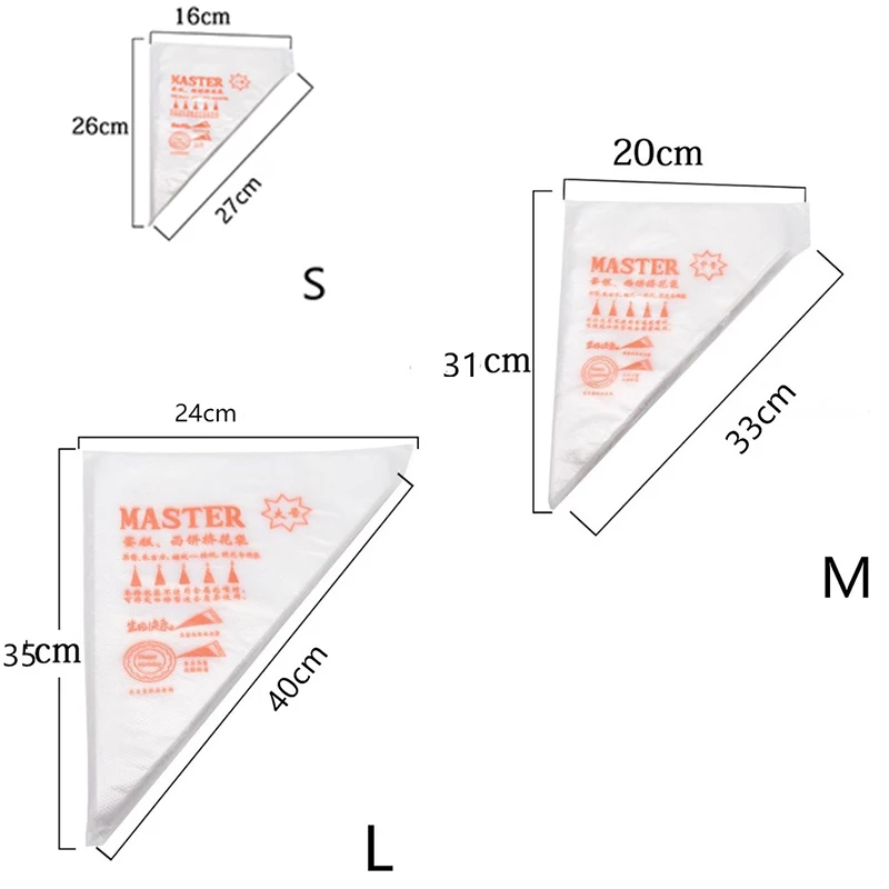 20~100pcs Disposable Pastry Ba - Piping Bag Disposable บทวิจารณ์และราคา