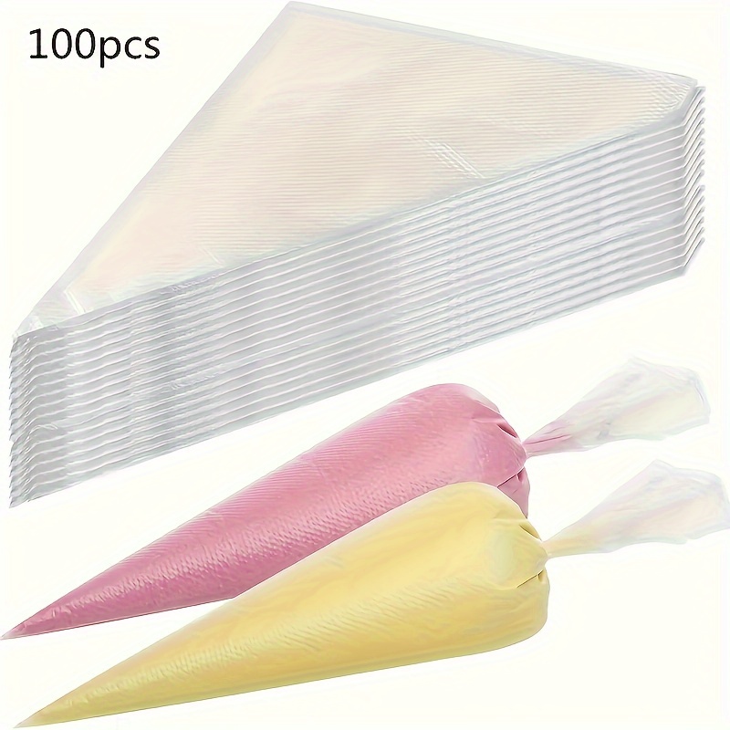 100pcs Thick Disposable Piping - Piping Bag Disposable บทวิจารณ์และราคา