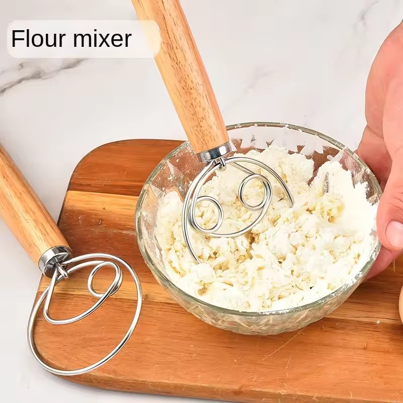 Stainless Steel Dough Whisk –  - Bread Baking Kitchen Utensils บทวิจารณ์และราคา