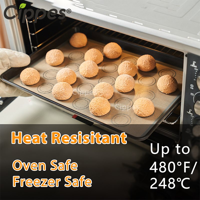1/2PCS Silicone Baking Mats fo - Super Kitchen Baking Mat บทวิจารณ์และราคา