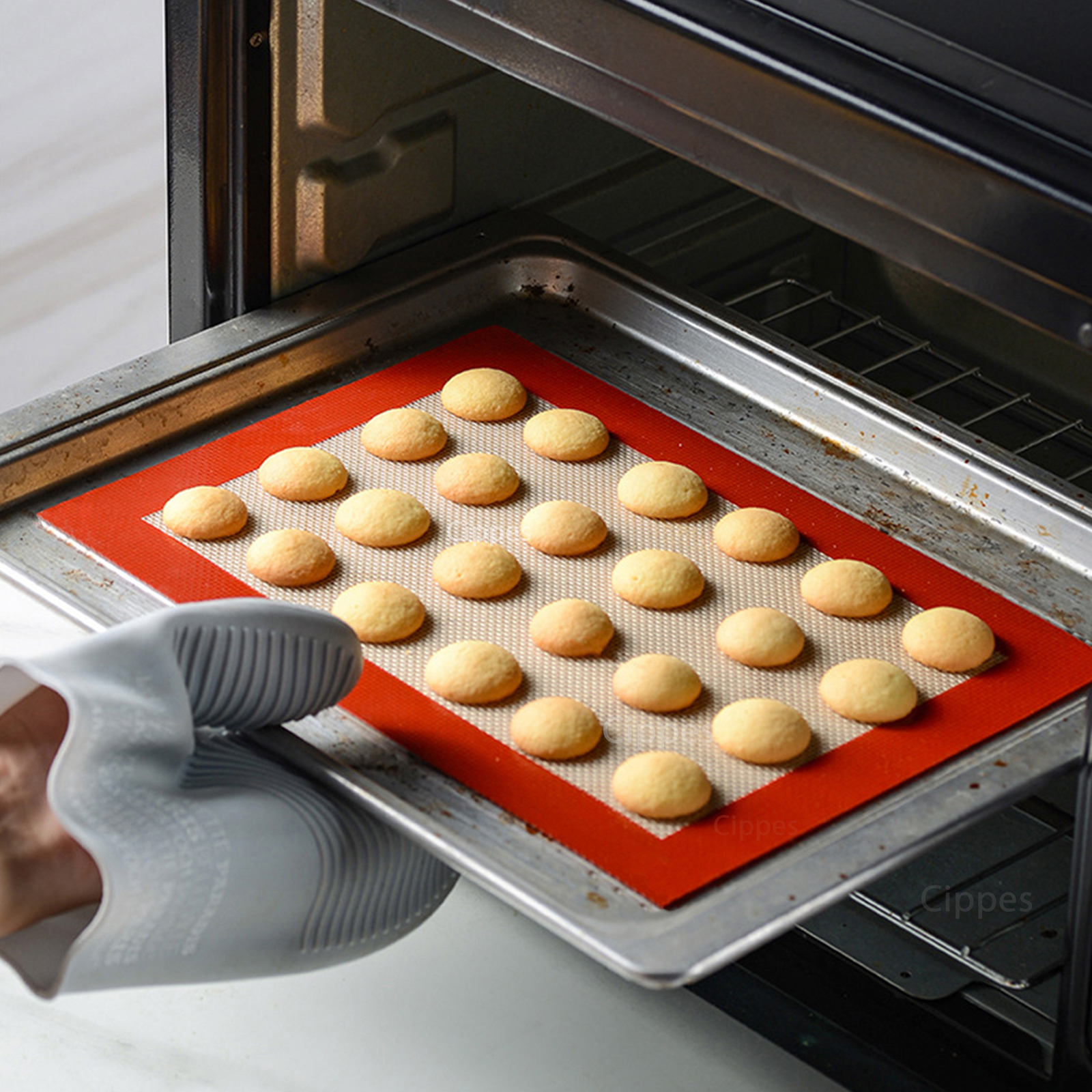 2PCS Silicone Baking Mats for  - Super Kitchen Baking Mat บทวิจารณ์และราคา