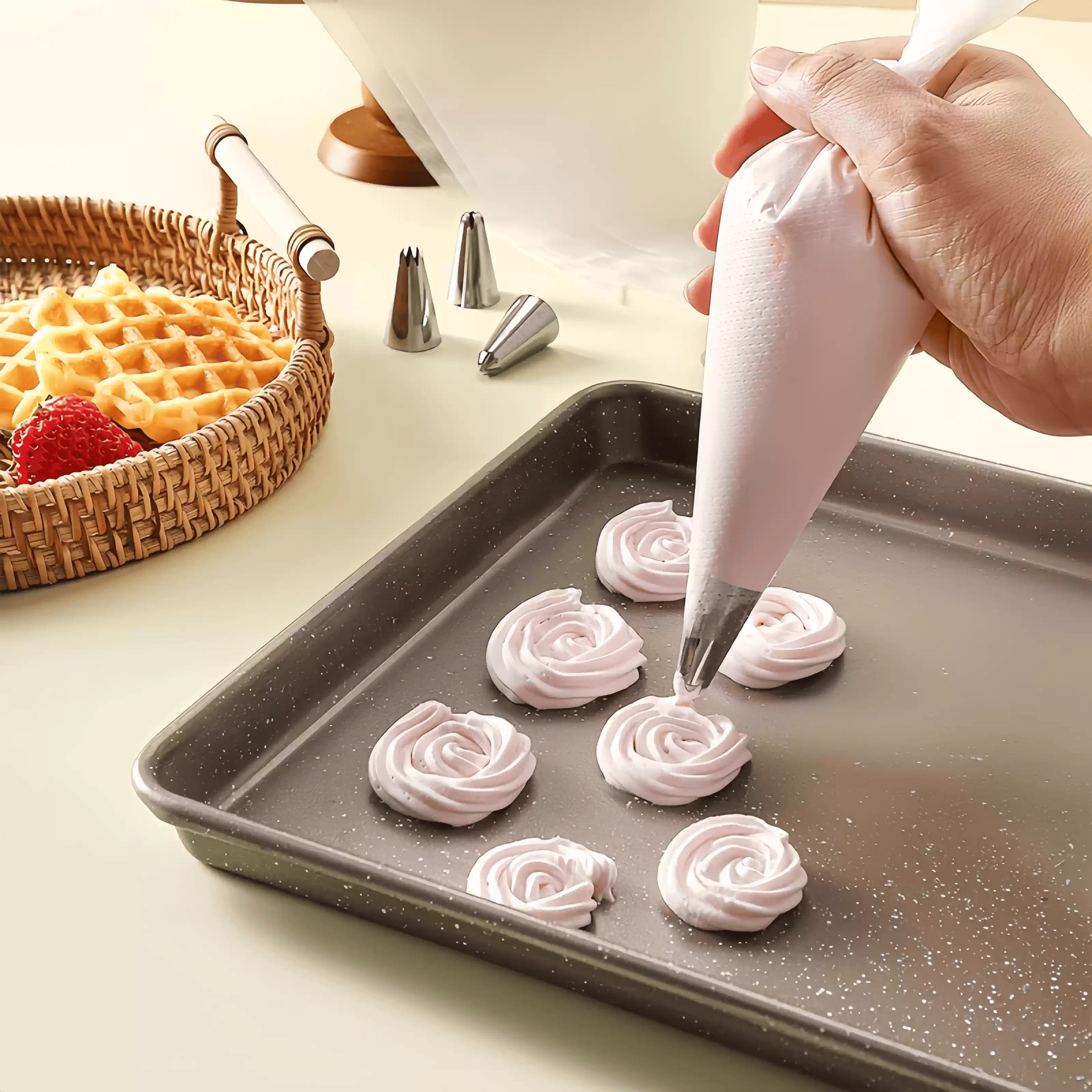 100 Pcs Bulk Piping Bags, Thic - Piping Bag Disposable บทวิจารณ์และราคา