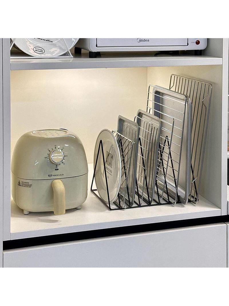Kitchen Storage Rack Iron Art  - Kitchen Cabinet Baking Organizer บทวิจารณ์และราคา