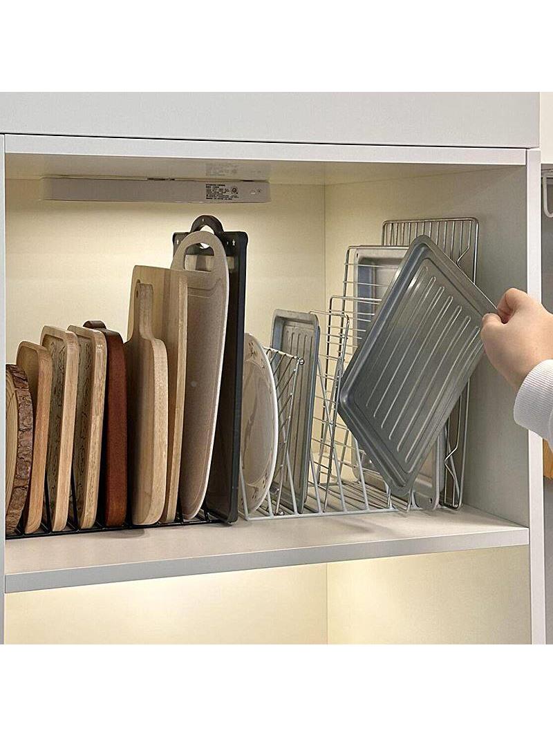 Kitchen Storage Rack Iron Art  - Kitchen Cabinet Baking Organizer บทวิจารณ์และราคา