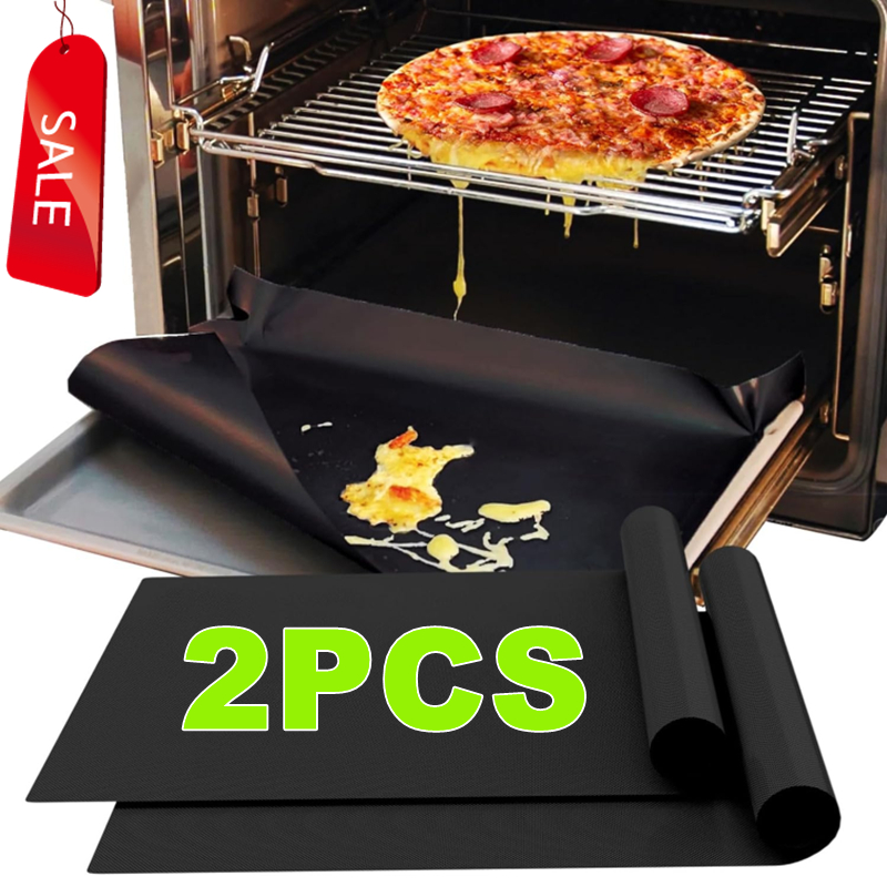 2/1PC Non-stick BBQ Grill Mat  - Super Kitchen Baking Mat บทวิจารณ์และราคา
