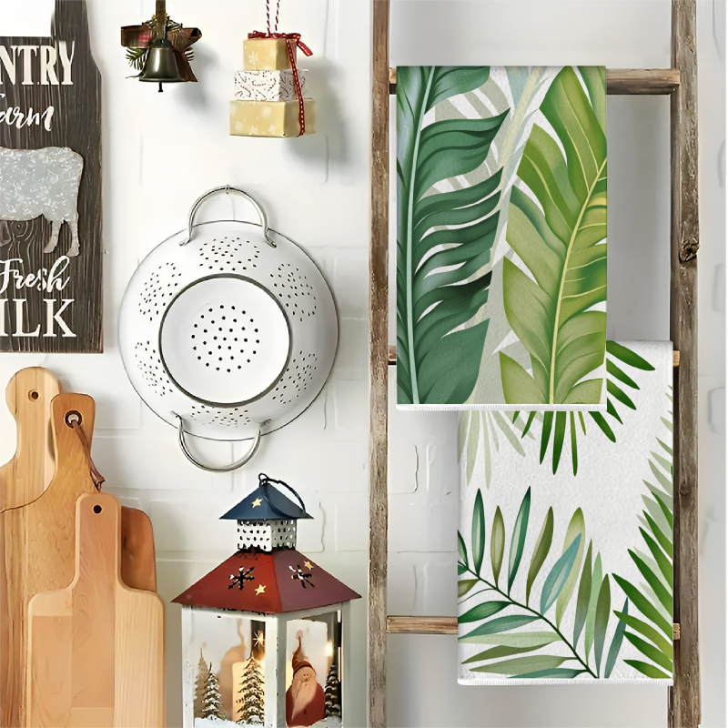 2Pcs, Nordic Style Banana Leaf - Kitchen Baking Necessities บทวิจารณ์และราคา