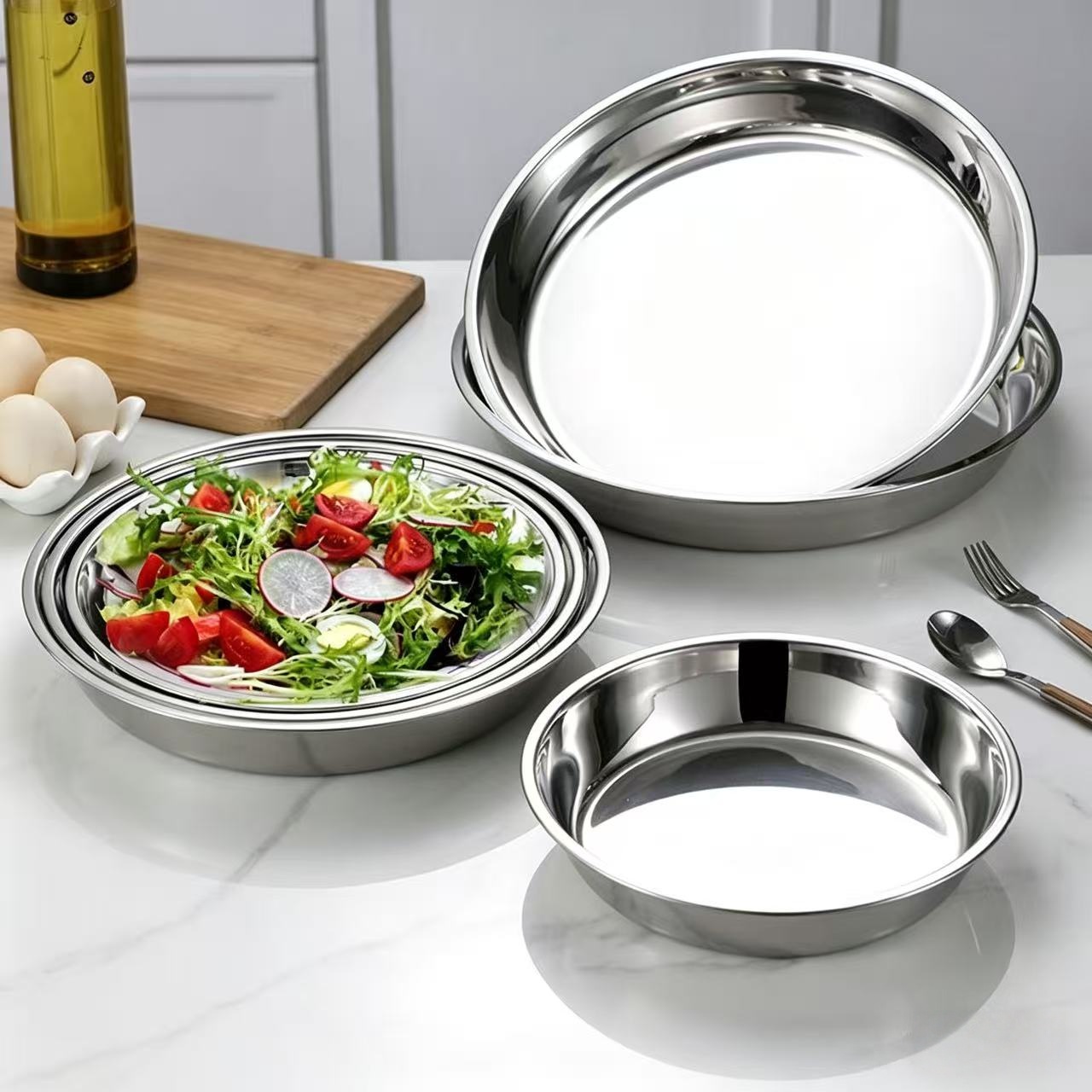 Extra-Thick Stainless Steel Ca - Cake Board Round บทวิจารณ์และราคา