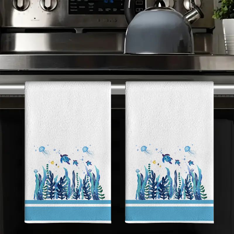 2Pcs, Blue-Edged Sea Turtle Je - Kitchen Baking Necessities บทวิจารณ์และราคา