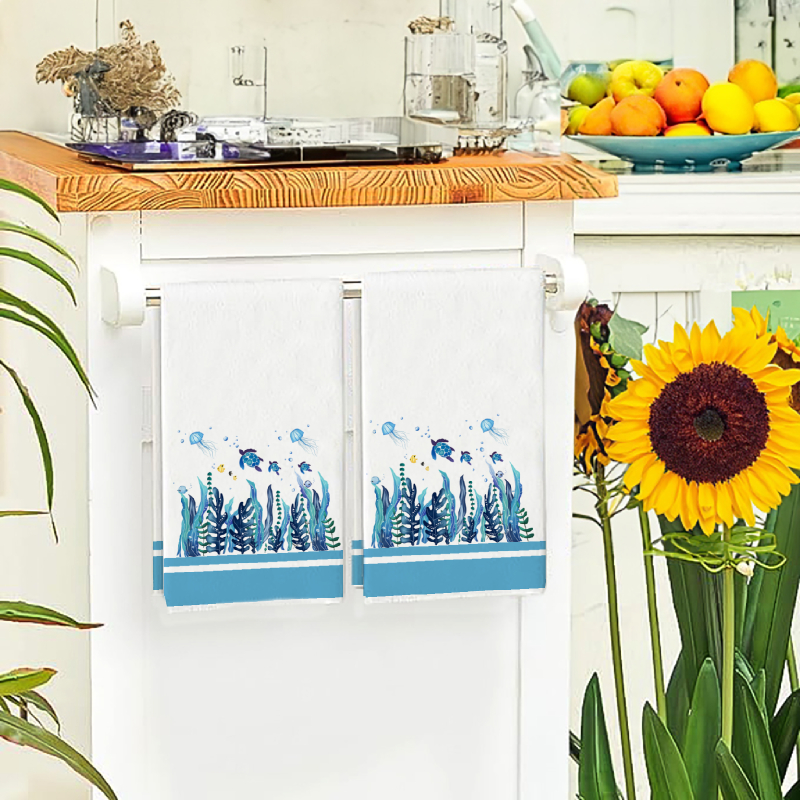 2Pcs, Blue-Edged Sea Turtle Je - Kitchen Baking Necessities บทวิจารณ์และราคา