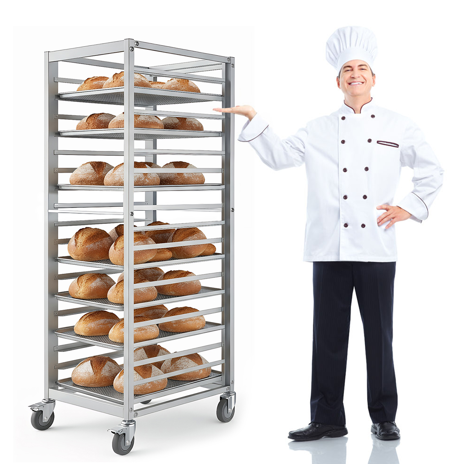 18 Tier Aluminum Commercial Ki - Kitchen Baking Rack บทวิจารณ์และราคา