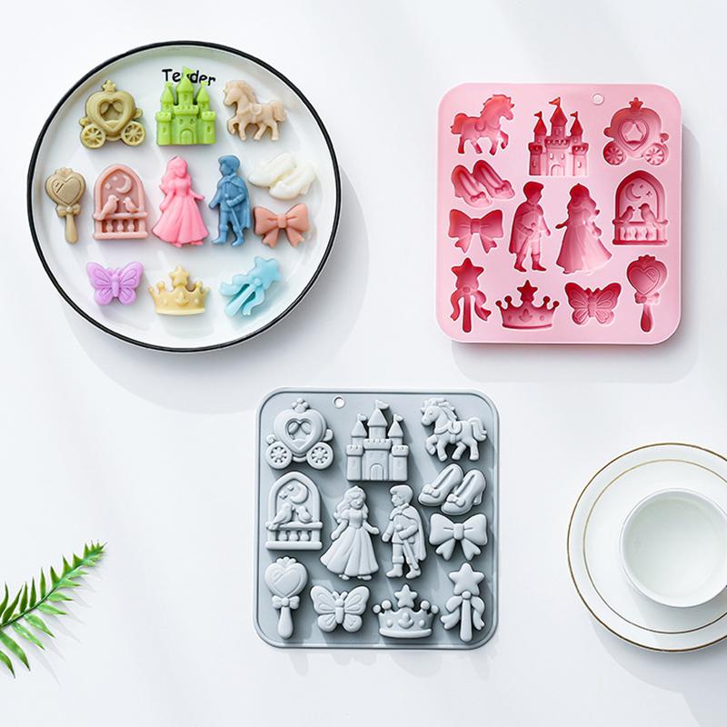 C 1pc new 12Cavity Prince,Prin - Silicone Cake Mold บทวิจารณ์และราคา