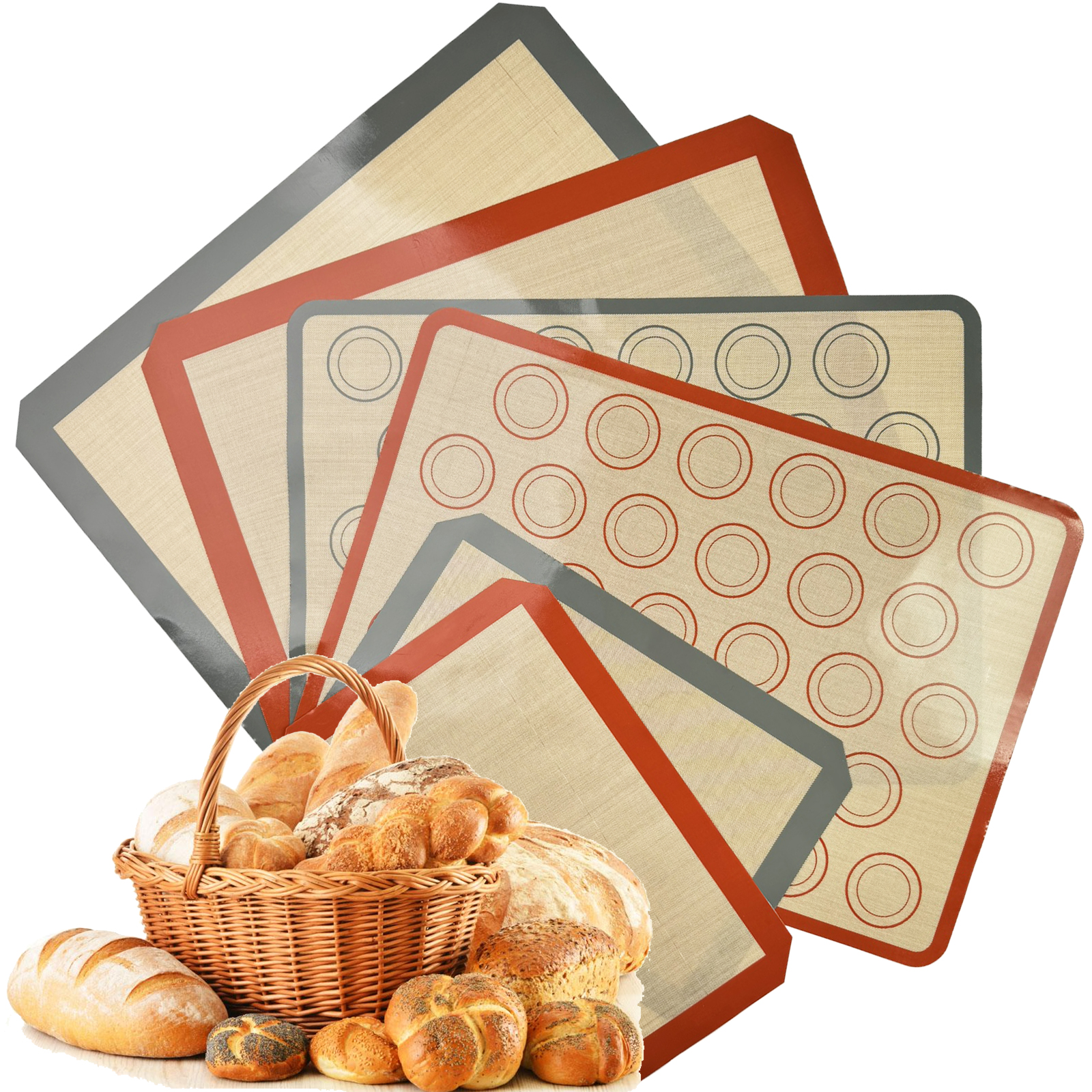1PC Silicone Baking Mat for Ov - Super Kitchen Baking Mat บทวิจารณ์และราคา