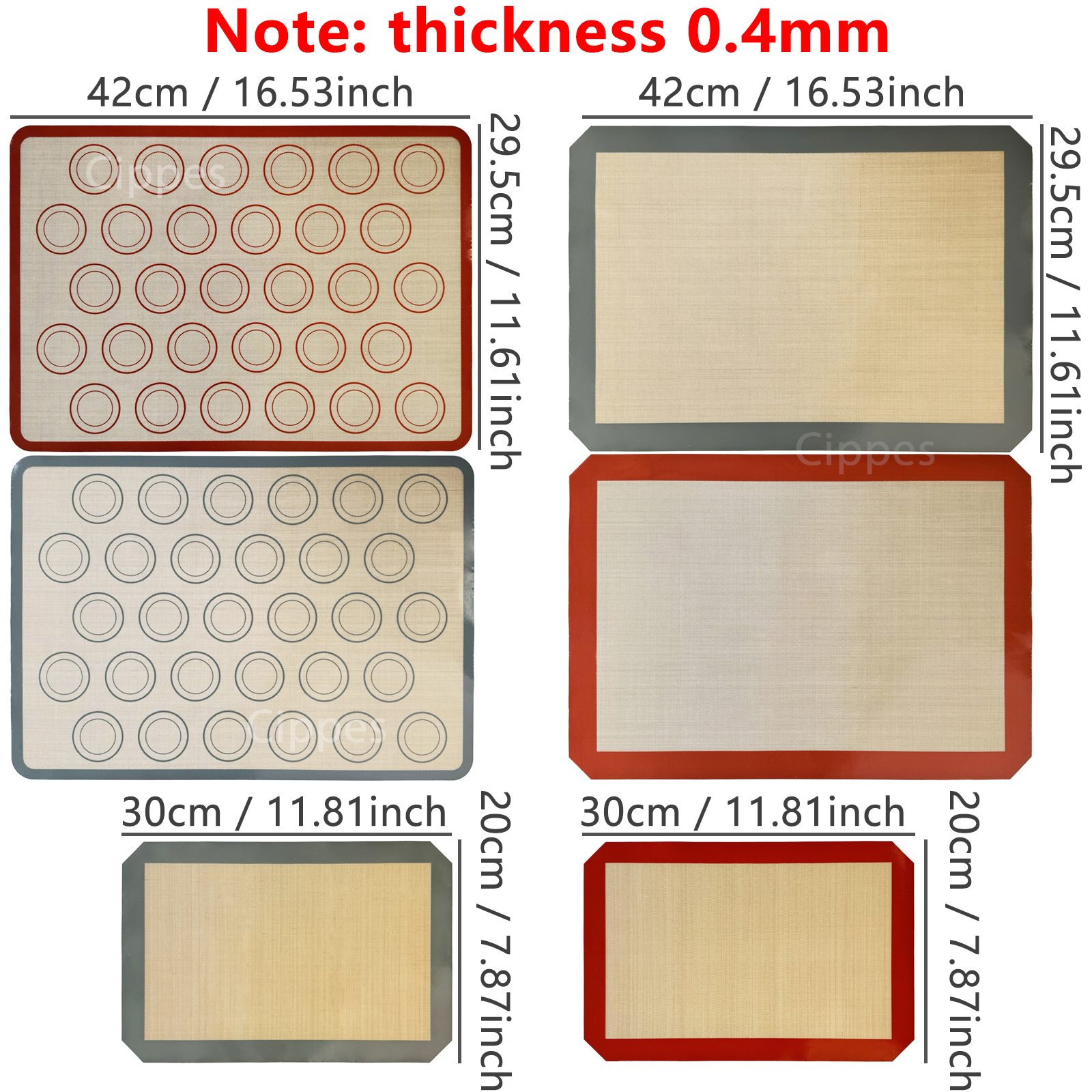 1PC Silicone Baking Mat for Ov - Super Kitchen Baking Mat บทวิจารณ์และราคา