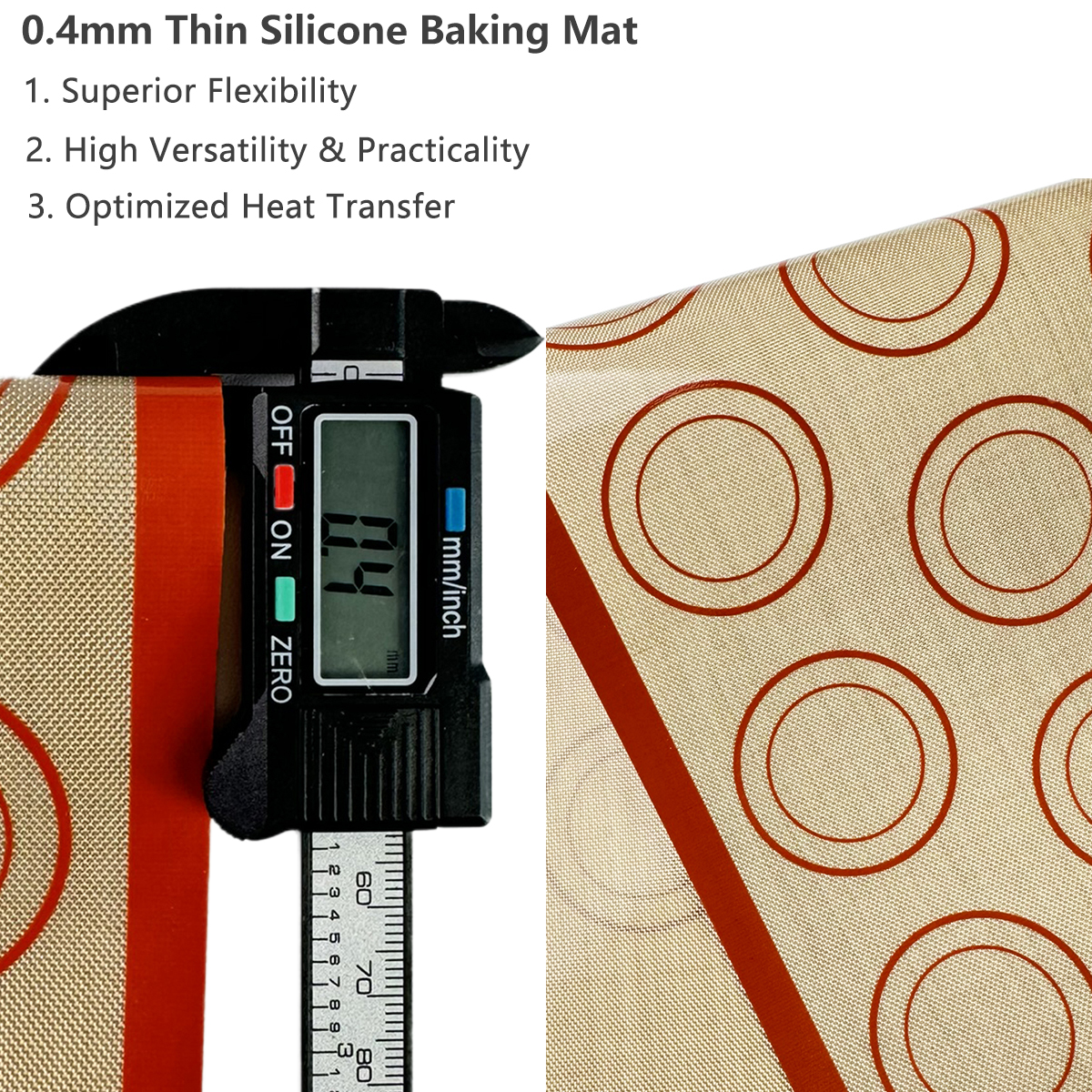 1PC Silicone Baking Mat for Ov - Super Kitchen Baking Mat บทวิจารณ์และราคา