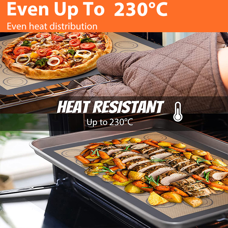 1PC Silicone Baking Mat for Ov - Super Kitchen Baking Mat บทวิจารณ์และราคา