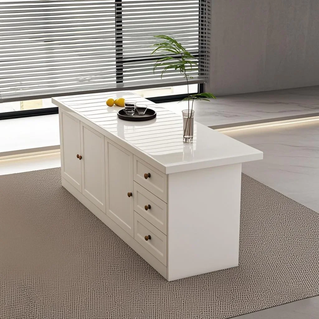 TAO  Light luxury bar counter  - Kitchen Island Baking Table บทวิจารณ์และราคา