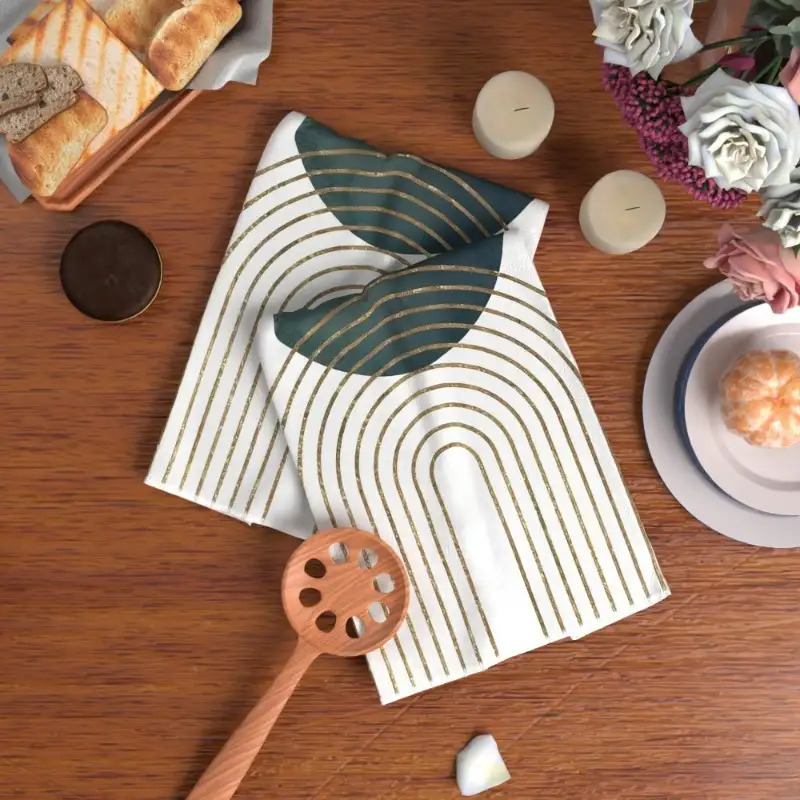 2Pcs, Geometric Abstract Minim - Kitchen Baking Necessities บทวิจารณ์และราคา